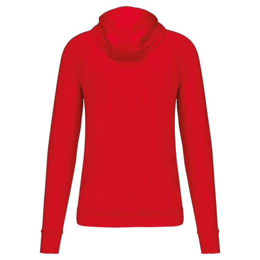 Sudadera deportiva capucha 1/4 cremallera