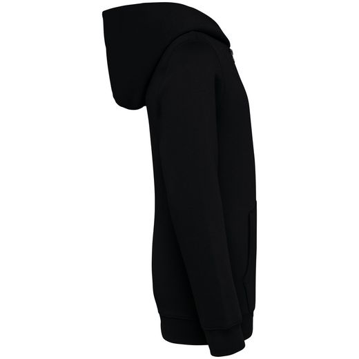 Felpa bambino ecosostenibile con cappuccio full zip
