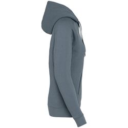 Eco-friendly ladies' raglan hooded sweatshirt