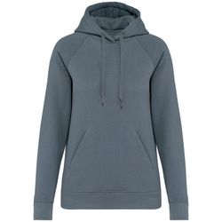 Eco-friendly ladies' raglan hooded sweatshirt