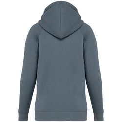 Eco-friendly ladies' raglan hooded sweatshirt