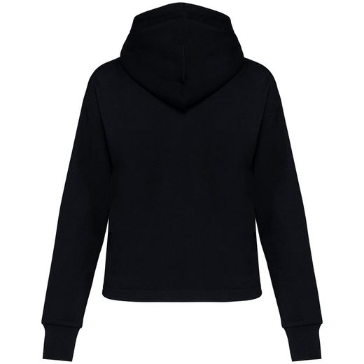 Umweltfreundliches Damen-Kapuzensweatshirt aus French Terry mit Reißverschluss