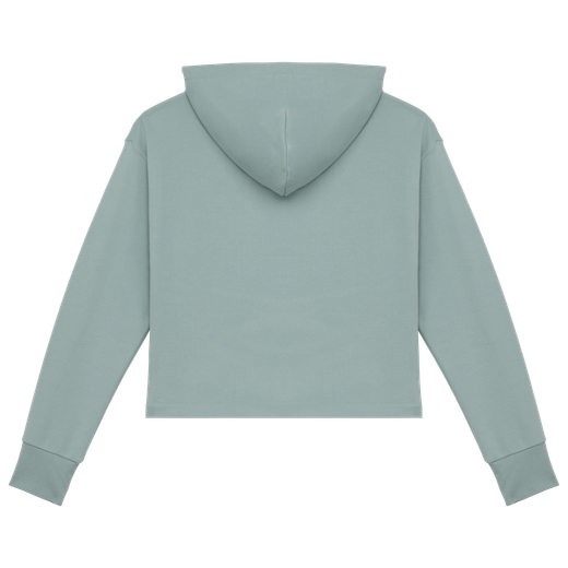 Umweltfreundliches Damen-Kapuzensweatshirt aus French Terry mit Reißverschluss