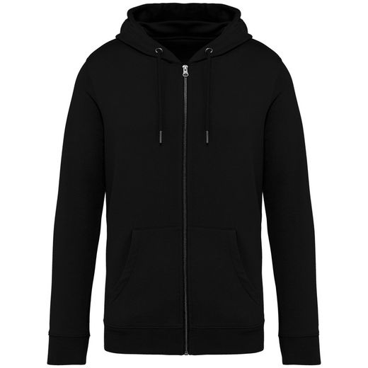 Felpa unisex con zip e cappuccio ecosostenibile