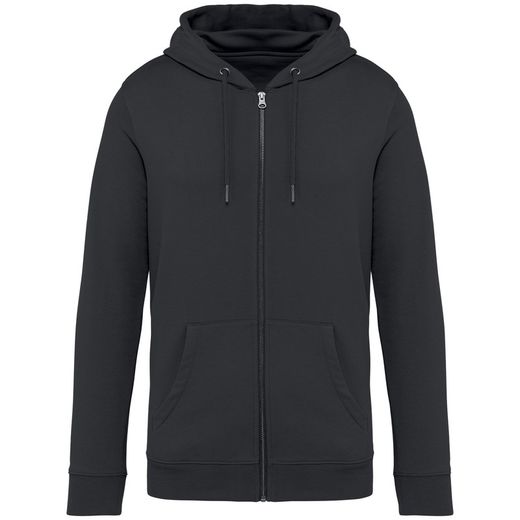 Felpa unisex con zip e cappuccio ecosostenibile