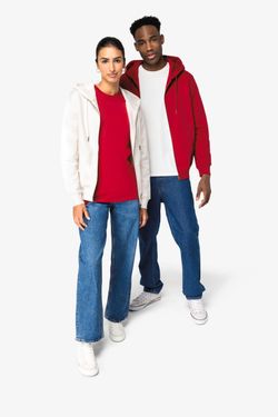 Umweltfreundliches Unisex Kapuzensweatshirt mit Reißverschluss