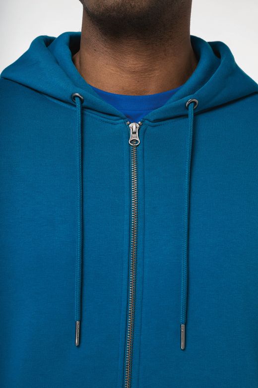 Umweltfreundliches Unisex Kapuzensweatshirt mit Reißverschluss