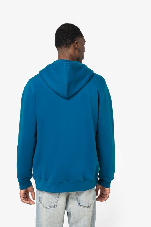 Umweltfreundliches Unisex Kapuzensweatshirt mit Reißverschluss