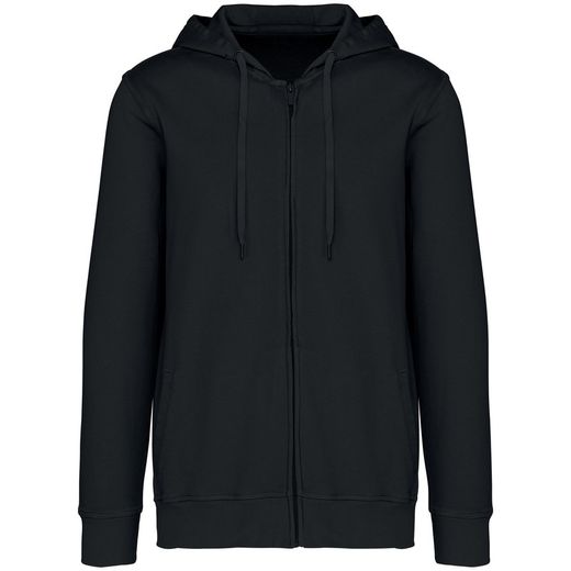 Umweltfreundliches Unisex-Kapuzensweatshirt aus French Terry mit Reißverschluss