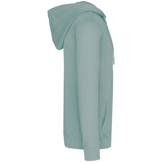 Umweltfreundliches Unisex-Kapuzensweatshirt aus French Terry mit Reißverschluss