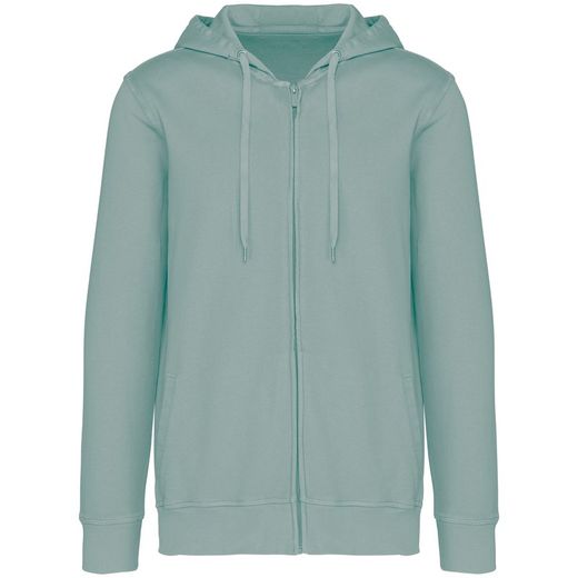 Umweltfreundliches Unisex-Kapuzensweatshirt aus French Terry mit Reißverschluss