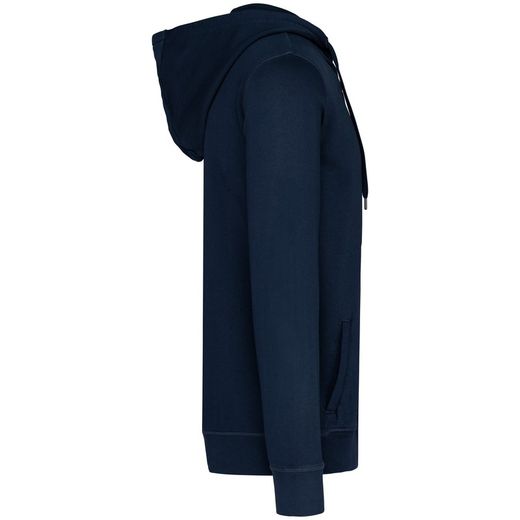 Umweltfreundliches Unisex-Kapuzensweatshirt aus French Terry mit Reißverschluss