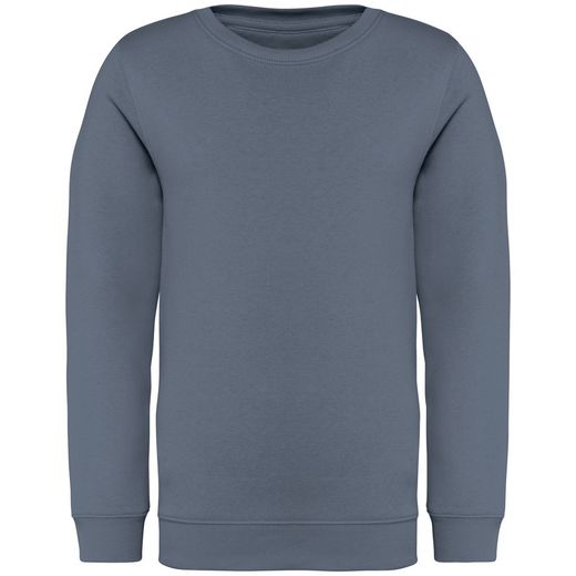 Eco-friendly Kids' round neck sweatshirt