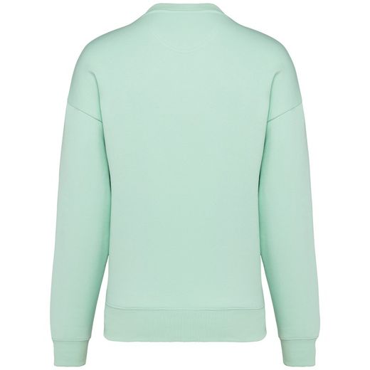 Umweltfreundliches Oversize Unisex-Sweatshirt mit Rundhalsausschnitt
