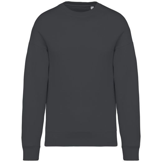 Umweltfreundliches Oversize Unisex-Sweatshirt mit Rundhalsausschnitt