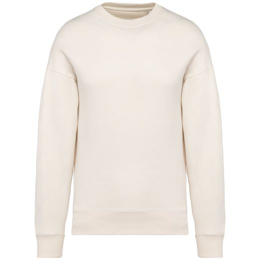 Umweltfreundliches Oversize Unisex-Sweatshirt mit Rundhalsausschnitt