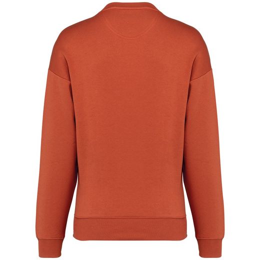 Umweltfreundliches Oversize Unisex-Sweatshirt mit Rundhalsausschnitt
