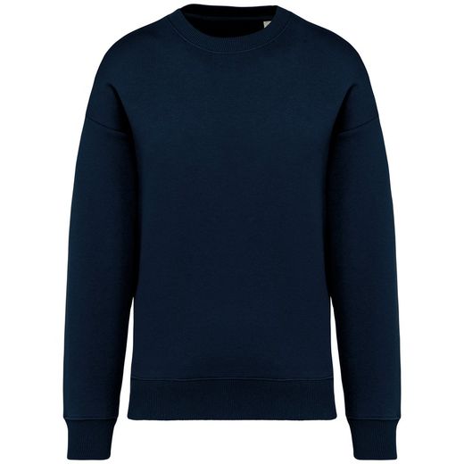 Umweltfreundliches Oversize Unisex-Sweatshirt mit Rundhalsausschnitt