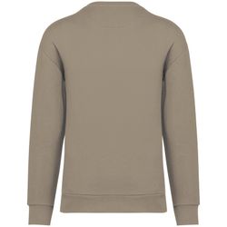 Umweltfreundliches Unisex Sweatshirt mit Rundhalsausschnitt und hängenden Schultern aus gebürstetem Molton