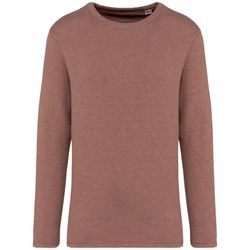 Sudadera ecorresponsable de cuello redondo efecto lavado French Terry unisex