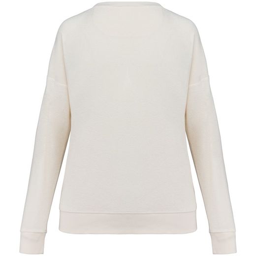 Umweltfreundliches Damen-Sweatshirt aus Frottee