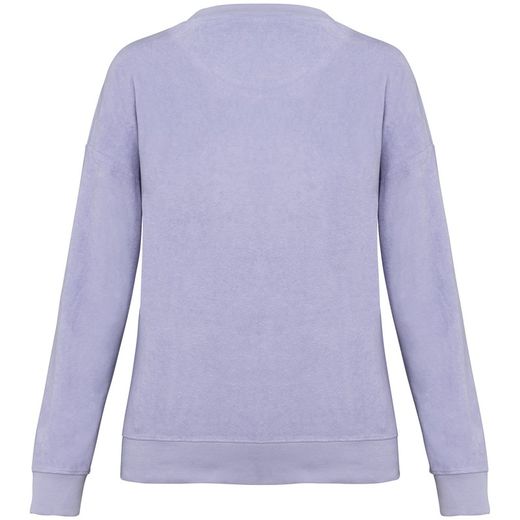 Umweltfreundliches Damen-Sweatshirt aus Frottee
