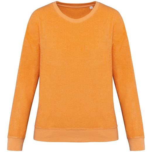 Umweltfreundliches Damen-Sweatshirt aus Frottee