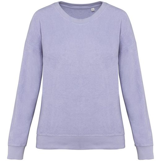 Umweltfreundliches Damen-Sweatshirt aus Frottee