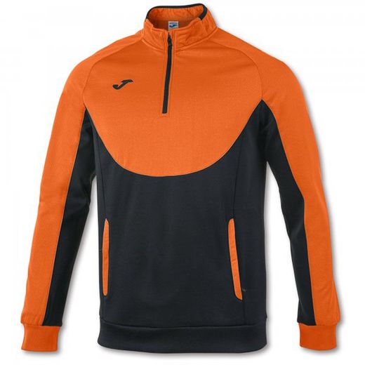 Sudadera Essential 1/2 Cremallera Salmon-Negro