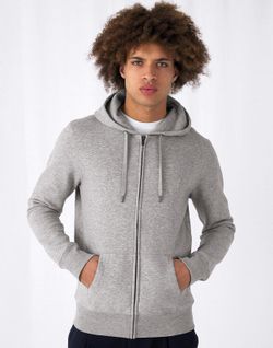 King Kapuzenpullover mit Reißverschluss