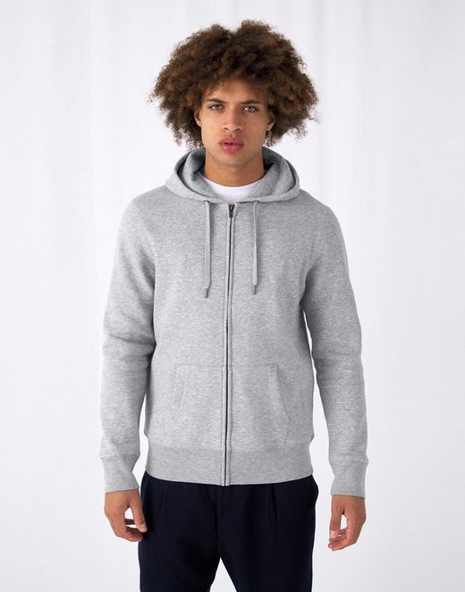 King Kapuzenpullover mit Reißverschluss