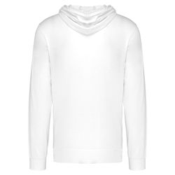 Felpa leggera con cappuccio in cotone