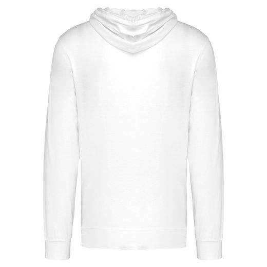 Felpa leggera con cappuccio in cotone