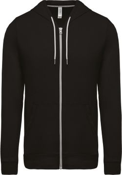 Felpa leggera con cappuccio in cotone