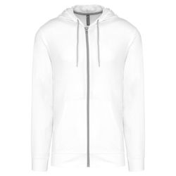 Felpa leggera con cappuccio in cotone