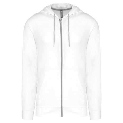 Felpa leggera con cappuccio in cotone