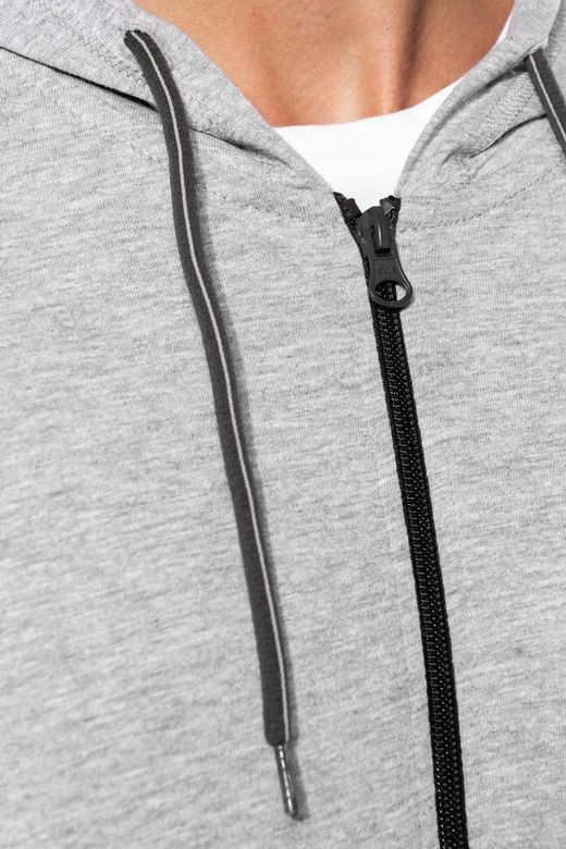 Felpa leggera con cappuccio in cotone