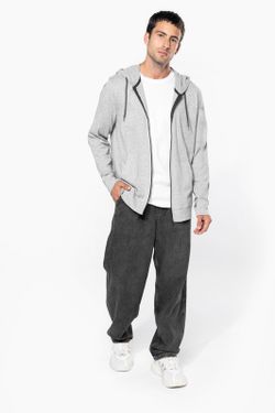 Felpa leggera con cappuccio in cotone