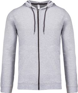 Felpa leggera con cappuccio in cotone