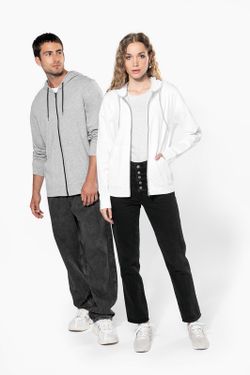 Felpa leggera con cappuccio in cotone