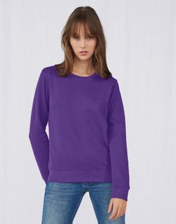 Sudadera ligera orgánica cuelloredondo mujer