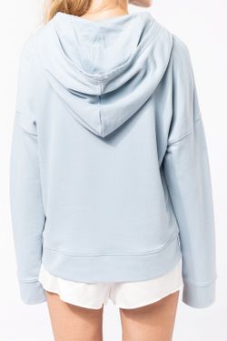 Bio-Damen-Sweatshirt Lounge mit Kapuze