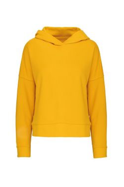 Bio-Damen-Sweatshirt Lounge mit Kapuze