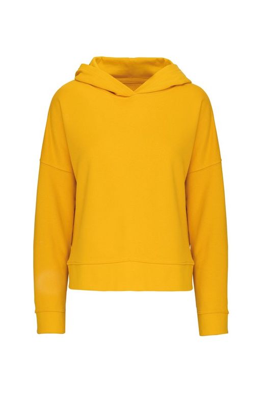 Bio-Damen-Sweatshirt Lounge mit Kapuze