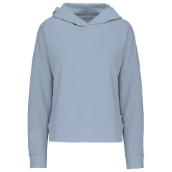 Bio-Damen-Sweatshirt Lounge mit Kapuze