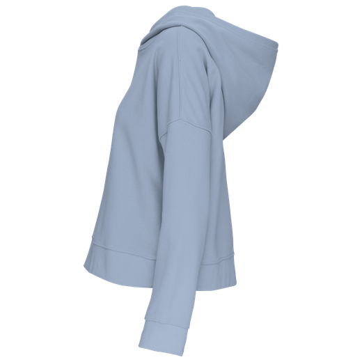Bio-Damen-Sweatshirt Lounge mit Kapuze