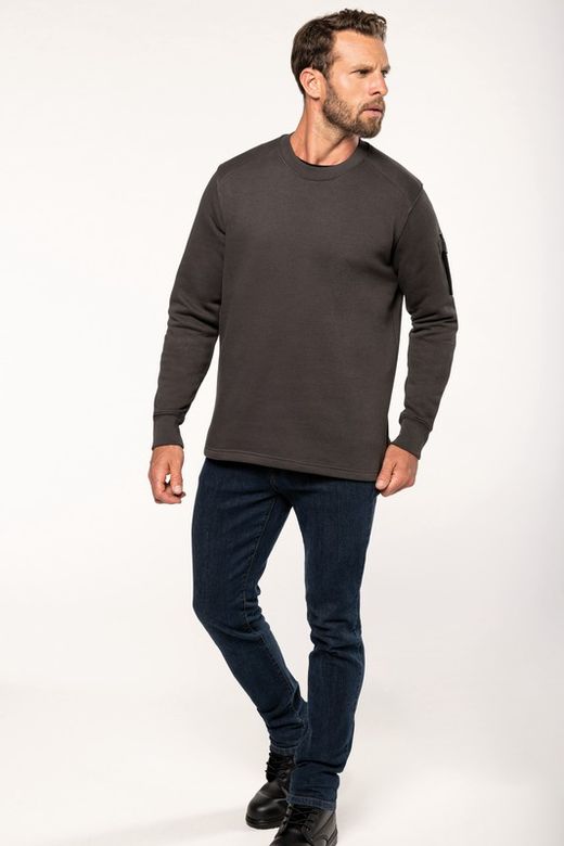 Sweatshirt mit Set-in-Ärmeln