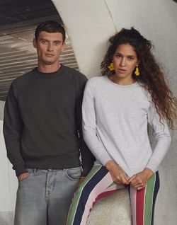 Sudadera manga raglán ligera