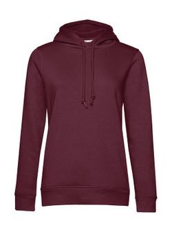 Sudadera orgánica con capucha mujer