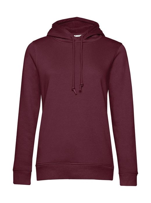 Sudadera orgánica con capucha mujer